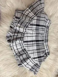 スナイデルガールスカート♡ Girlie フリル付きチェック柄スカート