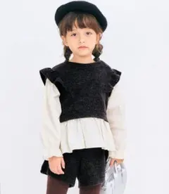 après les cours 起毛ニットソーセットアップ 120cm