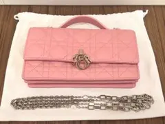 【新品】 My Dior ミニバッグ カナージュラムスキン