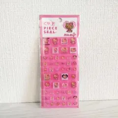 【正規品】ハローキティ　カットピースシール　タイルシール　日焼けキティ　サンリオ