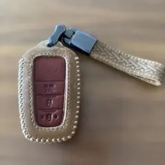 Cartier バーガンディ レザー キーケース - メルカリ