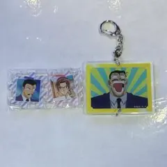 名探偵コナン 毛利小五郎 妃英理 アクリルパズル 連結 キーホルダー