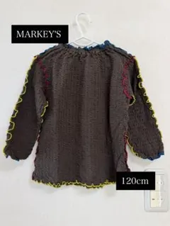 【まめ様専用】MARKEY'S 長袖 カットソー 120cm＆ボーダーレギンス