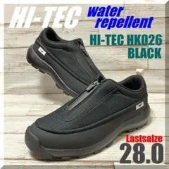 28.0 cm　雨天の通勤通学　撥水加工　HI-TEC　抜き履き簡単ジッパー仕様のサムネイル