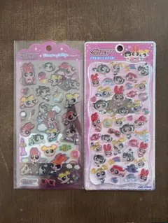 【新品未開封】パワーパフガールズ 2点セット プチドロップステッカー