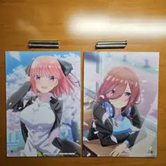 「映画　五等分の花嫁」～サクラサク！～ 中野二乃 中野三玖 アクリルアートパネル