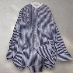 UNIQLOユニクロ　+Jジル・サンダー　ストライプシャツ　ゆったり