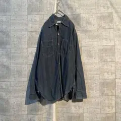 POST OVERALLデザインデニムシャツのサムネイル