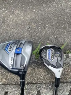 TaylorMade SLDR ドライバー&4UT 2本セット　ヘッドカバー付のサムネイル