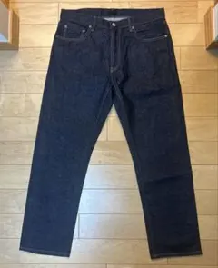 UNIQLO 綿100 セルビッジ（赤耳）レギュラーフィットジーンズ［34㌅］