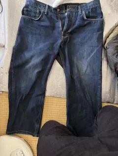 EDWIN ダークブルーデニム ストレートw38