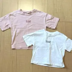RIO 半袖Tシャツ ピンクとホワイト 2枚セット