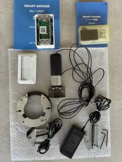 スマートガレージキット 太管用 ソーラー中継器、スイッチカバー付き 