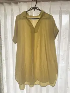 n'Or 半袖シャツ イエロー Vネックのサムネイル