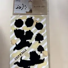 ディズニー チップとデールのミニステッカー