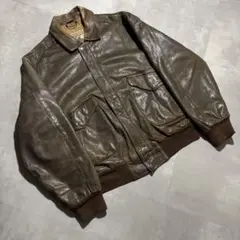 COOPERクーパー山羊革G-1フライトJKTこげ茶色MADE IN USA42 - メルカリ