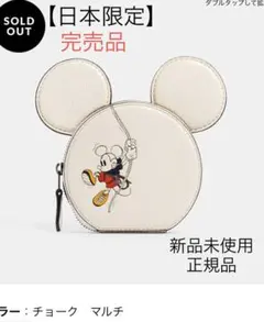完売商品★2020年限定品！★ミッキー耳付きポーチ★コーチ
