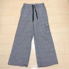 cornflake チェック柄　ワイドパンツ