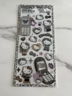 平成はっぴーフォン　ギャルキティ　黒キティ　シール　クラックス正規品