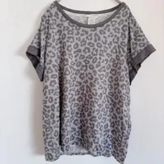 LUCKY BRAND 【LG】レオパード柄 半袖トップス