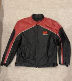 BURK'S BAYバイカラーレーシングレザージャケット