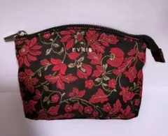 EVRIS 花柄刺繍ポーチ