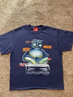 90s コーク　USA製　Coca-Cola ベア　Tシャツ ネイビー