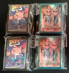ワンピースカード スリーブ 公認店エディションvol.1 2種×2ずつのセット