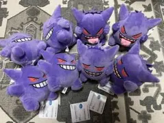 ポケモン　ゲンガー いろんなおかおぬいぐるみ　全種コンプリート 各2 8個セット