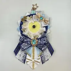 痛ロゼット ブルー/ホワイト