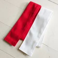 흰색 또는 빨간색 검도 마크 1개만