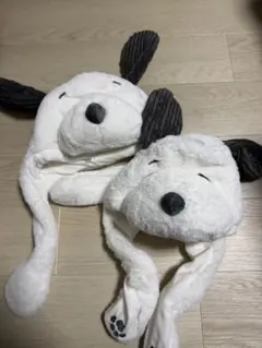 スヌーピー　usj 被り物　2個セット売り
