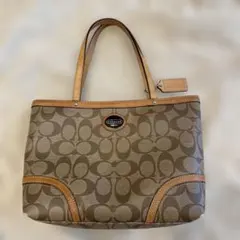 COACH コーチ トートバッグ ハンドバッグ シグネチャー　F46767