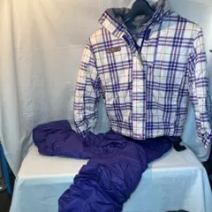 Dreamfly スキーウェア 子ども用 130サイズ チェック柄　セットアップ