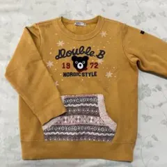 DOUBLE.B ノルディックスタイル トレーナー 110