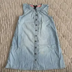 GapKids デニム風ノースリーブワンピース
