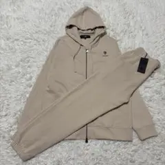 未使用級ハイドロゲン スウェット セットアップ ジップパーカー パンツ ドクロ