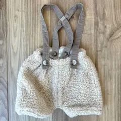 フリースパンツ クリーム色