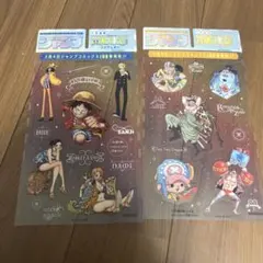 週間少年ジャンプ　付録　ワンピース　クリアしおり