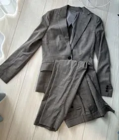 REDA FLEXO ICESENSE ベージュ チェック　スーツ上下