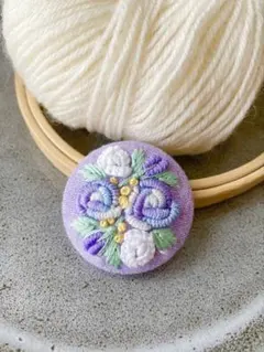 刺繍ブローチ ブローチ