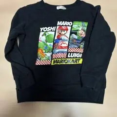 マリオカート トレーナー 110サイズ ブラック