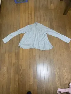 UNIQLOのレディースのグレーの長袖カーディガンのLサイズ