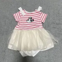 petit main ミニーマウスロンパース 80