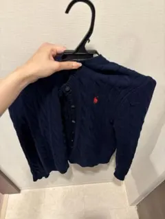 Polo Ralph Lauren 케이블 뜨개질 가디건 네이비