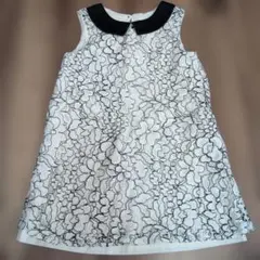 H&M ノースリーブ花柄ワンピース US 3-4Y 105