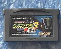 起動確認済　ゲームボーイアドバンス　ロックマンエグゼ3　BLACK　i