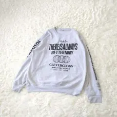 OBLO オーバーサイズトレーナー・スウェット裏起毛LLライトグレーユニセックス