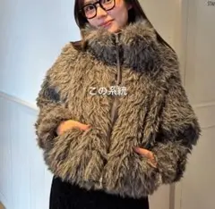 ミックスシープファースタンドブルゾン