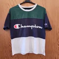 Champion カラーブロック 半袖Tシャツ